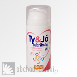 Dr. Mller Lubrikan gel Ty & J parfmovan s vn jahody 100 ml