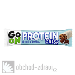 GO ON Proteinov tyinka CRISP cookies a karamel 50 g AKCE