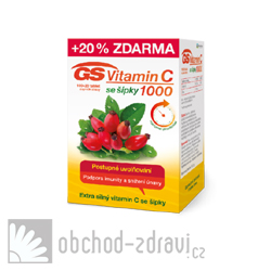 GS Vitamin C 1000 se pky 100+20 tbl