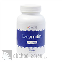 Vieste L-carnitin 500 mg 50 tbl AKCE