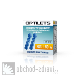 Biotter Optilets jednorzov lancety 50 ks