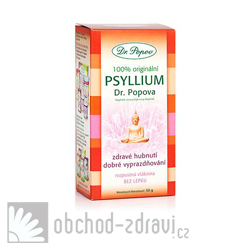 Dr. Popov Psyllium Indick rozpustn vlknina 50 g